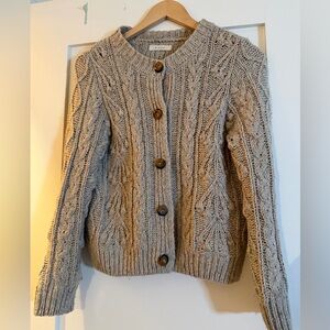 Doen Cable Knit Cardigan - Cream